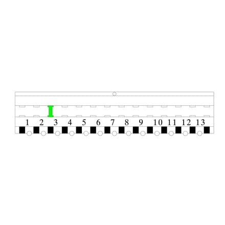 AEG kabel, deurschakelaar, PCB, J12,490+510+470mm 140051863011