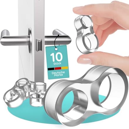 Transparante Deurklinkbuffers voor Wandbescherming – Deurstoppers van Siliconen (10 stuks)