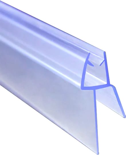 Douchestrip 90 cm lang voor 6 mm glas,12 mm breed,flexibele vin, Snijdbaar