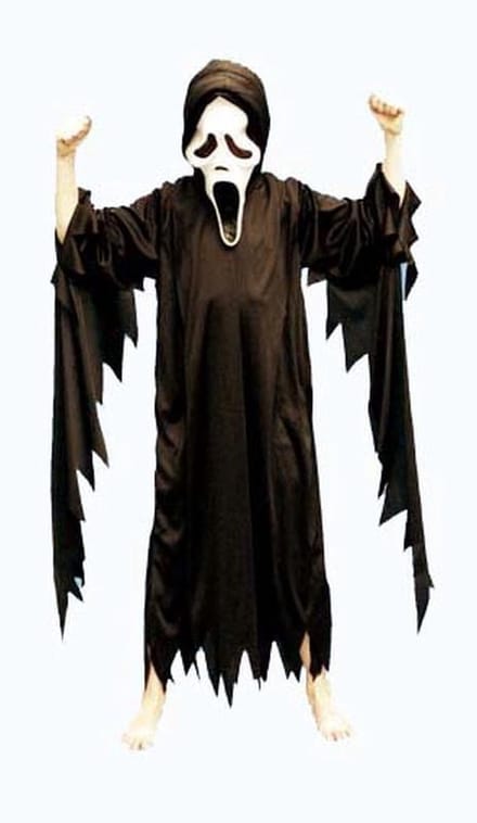 Screaming Ghost pakje kind - Maat 128