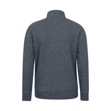 Mountain Warehouse Heren Bamburgh Trui met halve rits (Marine)