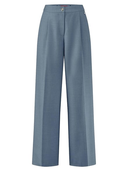 Wide Fit-broek Van Laura Biagiotti Roma blauw