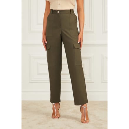 GUESS Marciano By  Alice Cargo Pant Olive Morning Maat: 44 | Cargobroeken Outlet | Dames | Bruin