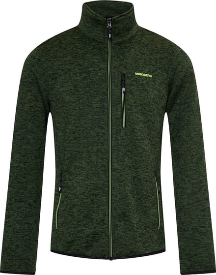 Nordberg Jan Fleece Vest - Heren - Groen Melange - Maat M