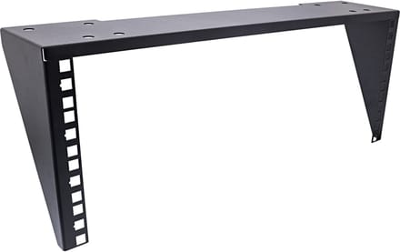 Bureaubeugel voor 19 inch componenten | 4U | zwart
