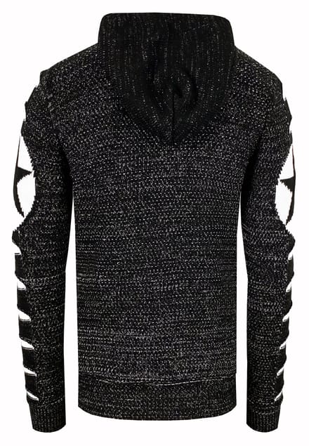 Grof gebreide hoodie