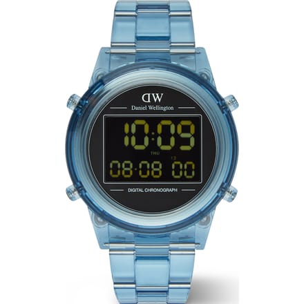 Daniel Wellington DW Watch Retro Digital Light Blue 42mm