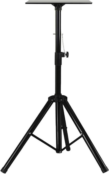 Projector Statief - Apparaatstandaard - Presentaties Geven - Opvouwbaar Ontwerp - 60-120 cm - Zwart
