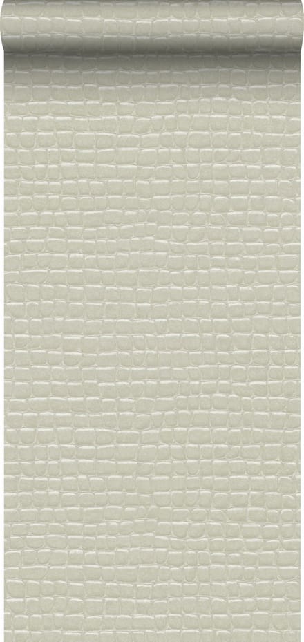 Origin Wallcoverings behang krokodillenhuid wit - 347777 - 0,53 x 10,05 m