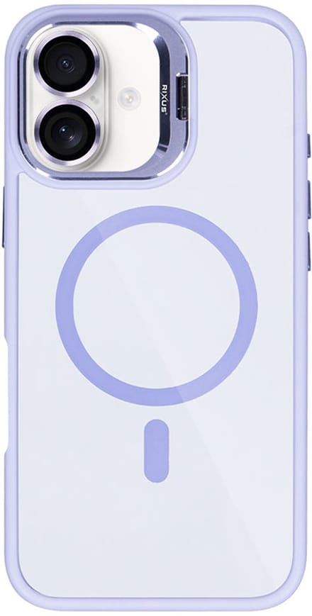 Rixus Classic 03 Case With MagSafe For Apple iPhone 16 Light Purple