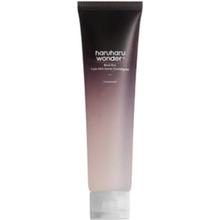 [Haruharu Wonder] Gel nettoyant doux triple AHA au riz noir 100 ml gray