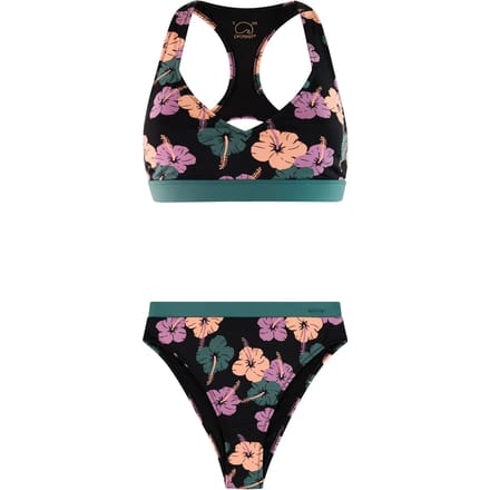 Protest PRTFantasy - Bikini set Dames - Normale pasvorm - Uitneembare vulling - Hoge taille - Medium dekking - Zwart