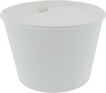 Food Bucket met deksel Wit 2000ml - 360 st/ds.