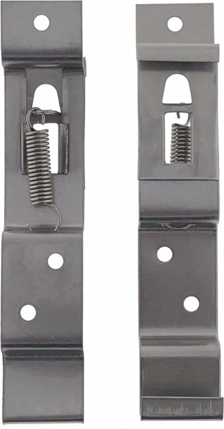 Benson Kentekenplaatclip - Kentekenplaathouder - Nummerbord - Nummerbordhouder - RVS - 2 Stuks