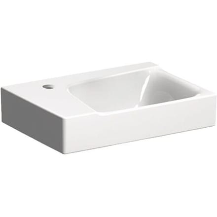 Geberit Xeno² hand wash basin 40 x 28 cm tap hole left 500.528.01.1