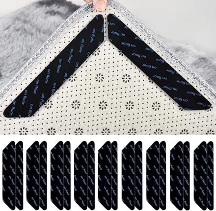 Solidchoice - Set van 18 Wasbare Anti-Slip Matten voor Tapijten