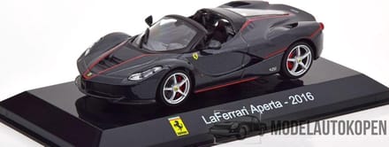 LaFerrari Aperta 2016 (Grijs) 1/43 Altaya - Modelauto - Schaalmodel - Model auto - Miniatuurautos - Miniatuur auto