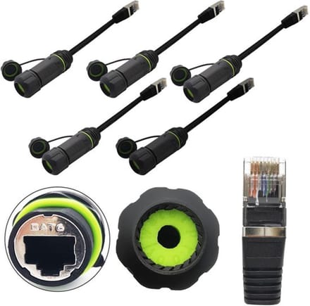 Dailygoody - Rj45 waterdichte connector - M20 Ethernet