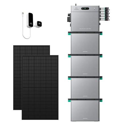 Zendure SolarFlow 2400 Pro - SolarFlow 2400 Pro & Slimme Meter P1 / 4*AB3000L (11.52 kWh) / 2*450W Bifacial Panel (1170Wp Max)