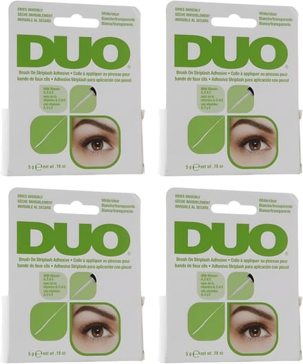 DUO Valse Wimpers Brush On Ardell - Wimpers - Transparant met Vitaminen 4-pack