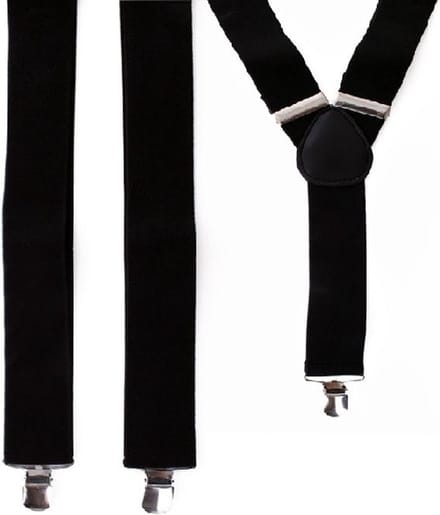 Rubie's Bretels Unisex 75 Cm Zwart