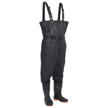 Pantalon de pêche à cuissardes avec bottes et ceinture Noir Taille 39