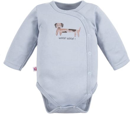 Eevi - Rompertje - Omslagromper - Overslagromper - Teckel - Maat 62 - 2 t/m 4 maanden