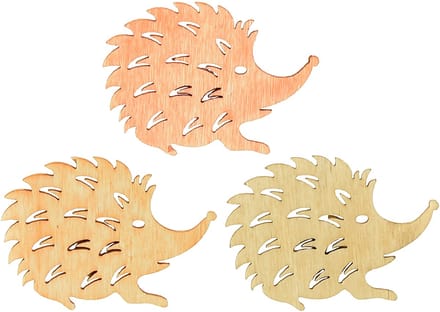 Tafeldecoratie herfst strooidecoratie egelhout B4cm H3cm 72 st, 72 Stü