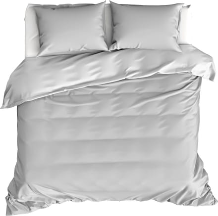 Moodit Dekbedovertrek Basil Silver - Hotelmaat - 260 x 240 cm - Katoen
