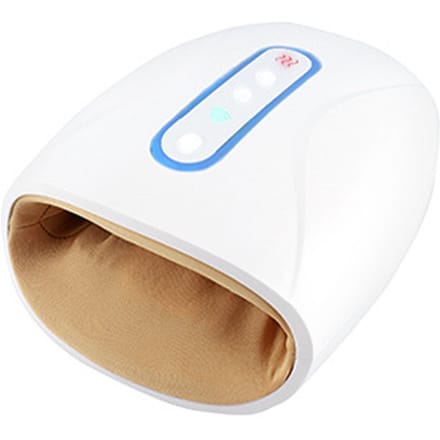 Kleine handmassager Anti-zweet Huidvriendelijk Touchscreen Luchtmassage Verwarming Acupunctuur Medium version beige