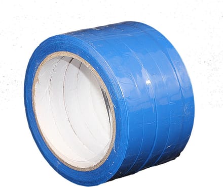 5 rollen - PP tape blauw - 12mm x 66mtr