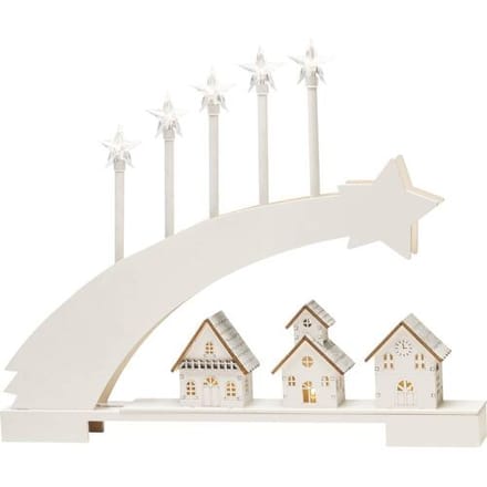 Konstsmide 3284-210 Kerstboog Ster Warmwit LED Wit