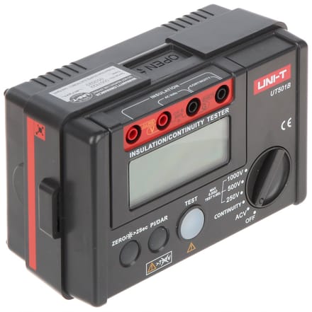 UNI-T UT-501B Serie - Isolatieweerstand Meter - 0-5.5GΩ Bereik - 250/500/1000V Testspanning