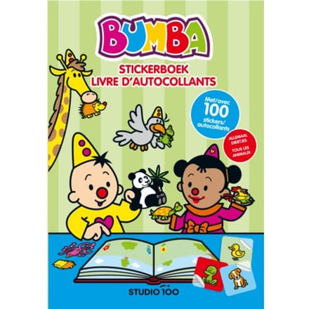 Studio 100 Bumba Stickerboek - Allemaal diertjes Educatieve boeken (spelletjes en raadsels)