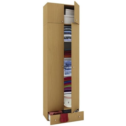 Houten kledingkast Multifunctionele kledingkast Halkast Multifunctionele kledingkast Vandol
