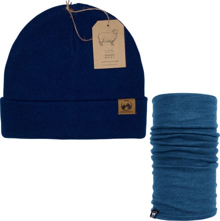 MowMow MERINO Muts + Merino Nekwarmer - Beanie - Heren - Dames - 2-Pack