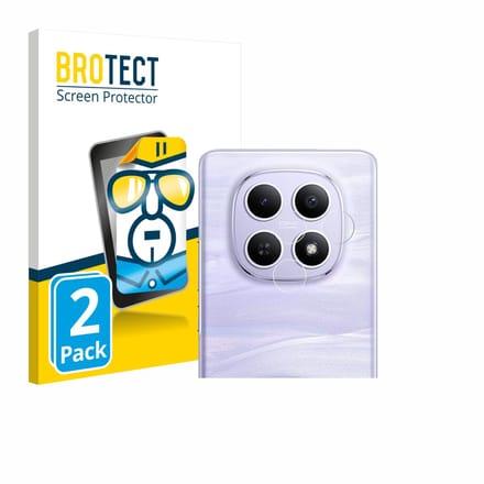 BROTECT - Screenprotector voor Xiaomi Redmi Note 15 4G (ALLEEN Camera) - Folie Beschermfolie transparant 2 Stuks