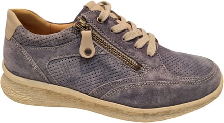 Hartjes Breedtemaat K Dames Sneakers - Blauw - 43