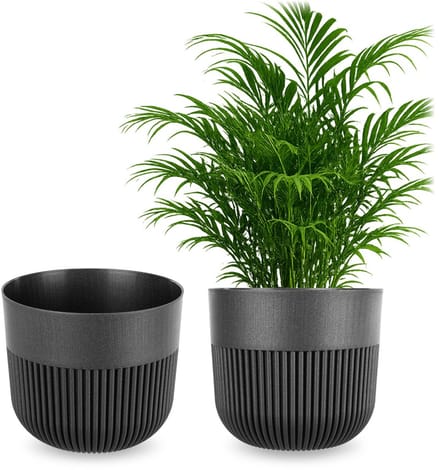 KADAX Alia Bloempot 19 cm grafiet