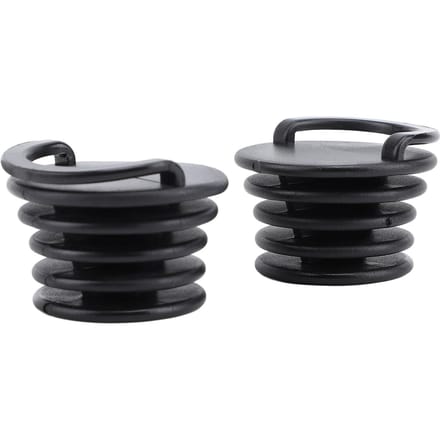 2 STKS Kajak Afvoerstop Doppen PVC Afvoergat Stekkers Vervanging voor Kajak Kano Marine Boot black