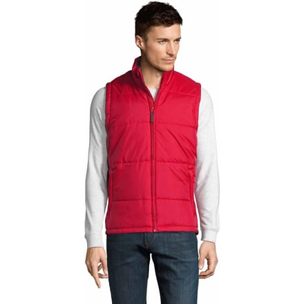 SOLS Warm Unisex Gewatteerd Bodywarmer Jasje (Rood)