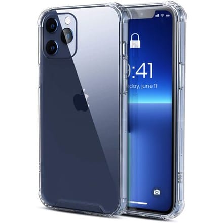 Shieldcase Silicone Shock case TPU geschikt voor Apple iPhone 13 Pro - shockproof - siliconen hoesje - optimale bescherming - transparant