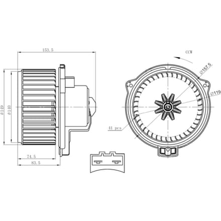 Binnenventilator NRF 34304