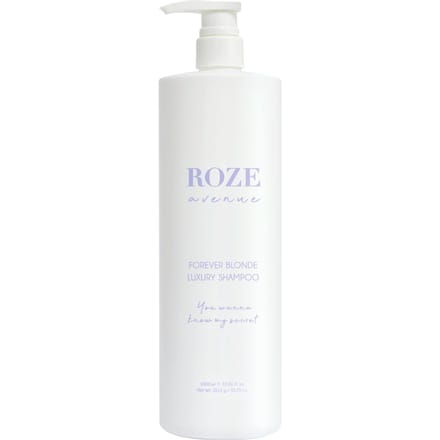 Roze Avenue Forever Blonde Luxury Shampoo - 1000 ml- Zilvershampoo - Voor Blondines -
