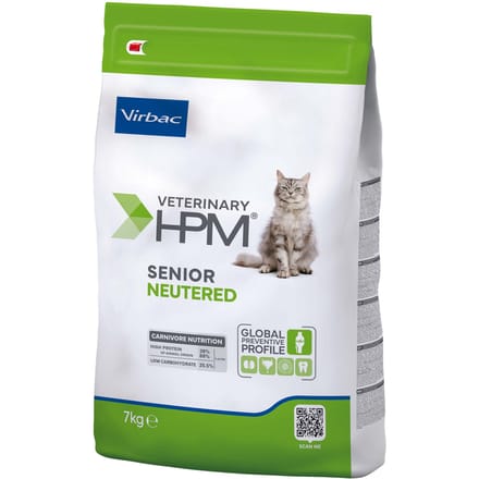 Virbac Diergeneeskunde HPM Senior Gecastreerde Kat - Dubbelpak: 2 x 7 kg