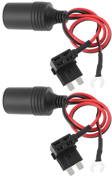 Dailygoods - 2 Stuks 12V Sigarettenaansteker Adapter voor Auto