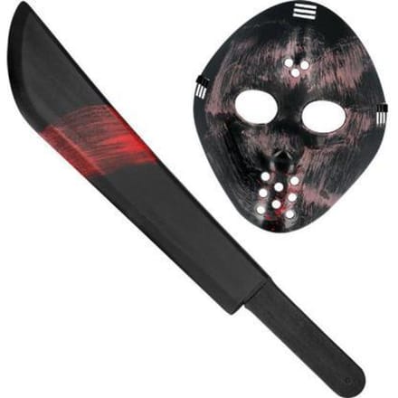 Boland Masker Accessoires set slasher noir