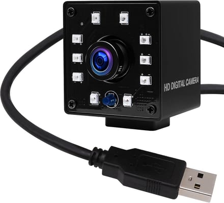1080p nachtzicht USB camera CMOS OV2710 IR LED infrarood webcam HD bewakingscamera met 1,56 mm fisheye-lens voor Android Windows Linux Mac OpenCV