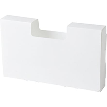 Vershoudfolie Opbergdoos Multifunctionele Keukendispenser PP Plastic Organizer voor Vuilniszak Small white