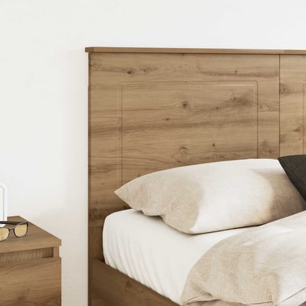 vidaXL - Hoofdbord - Artisan - Eik - Geconstrueerd - hout